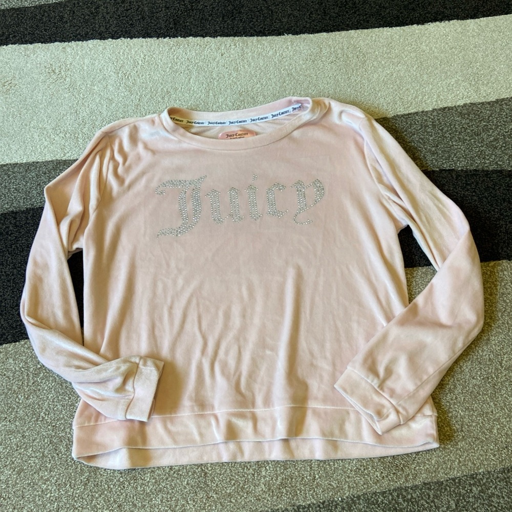 Juicy Couture Womens Pink Sleepwear Pajama Top Size M